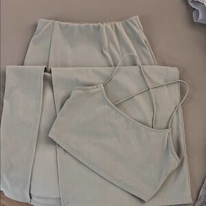 Sage Green Two-Piece Set